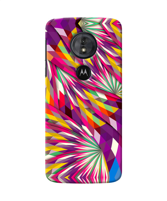 Abstract Colorful Print Moto G6 Play Back Cover