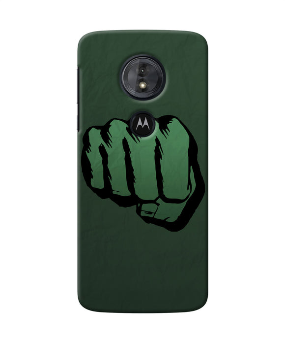 Hulk Smash Logo Moto G6 Play Back Cover