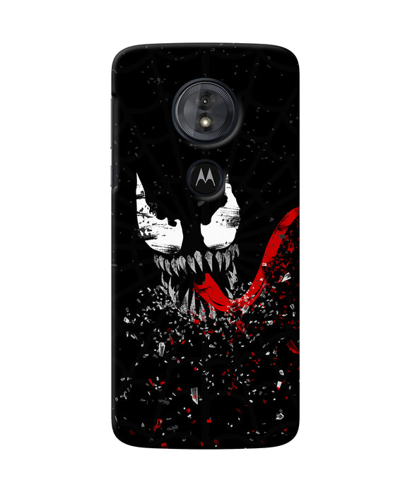 Venom Black Poster Moto G6 Play Back Cover