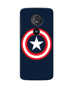 Captain America Logo Moto G6 Play Back Cover