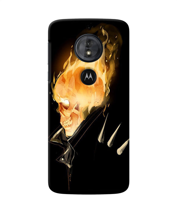 Burning Ghost Rider Moto G6 Play Back Cover