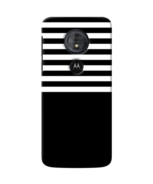 Black And White Print Moto G6 Play Back Cover