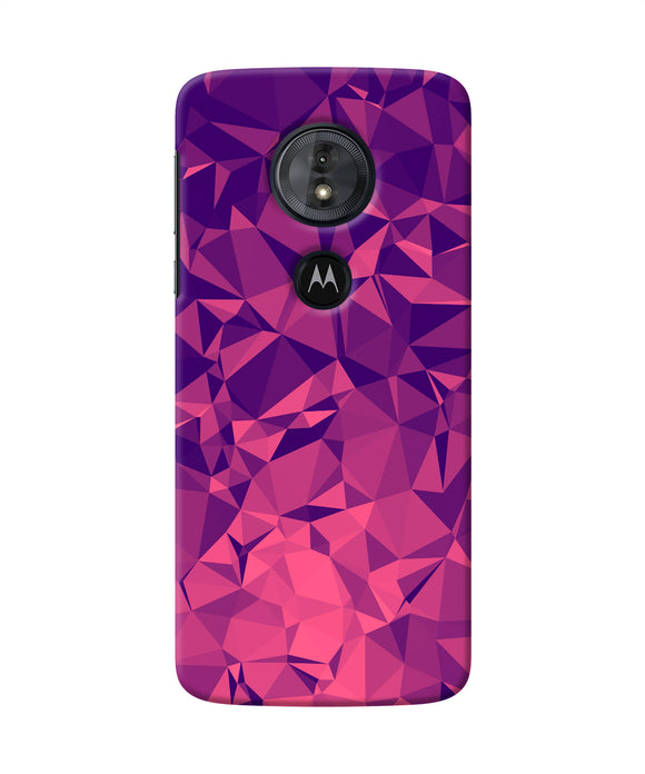 Abstract Red Blue Shine Moto G6 Play Back Cover