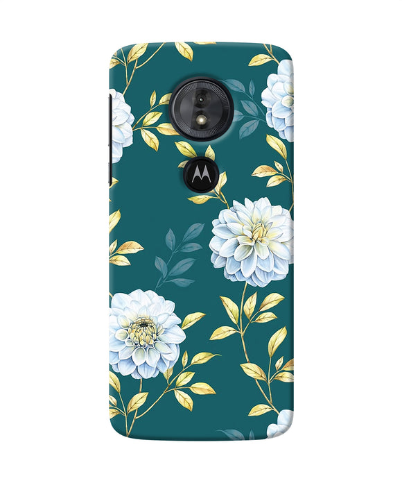 Flower Canvas Moto G6 Play Back Cover