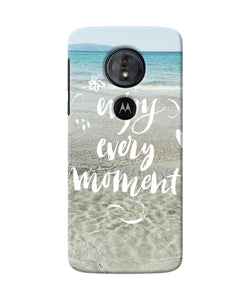 Enjoy Every Moment Sea Moto G6 Play Back Cover