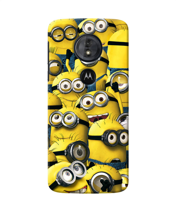 Minions Crowd Moto G6 Play Back Cover