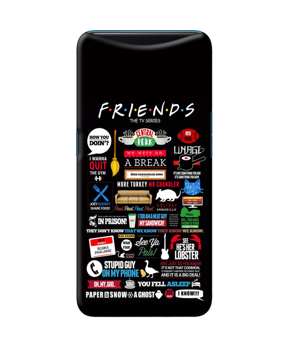 Friends Oppo Find X Back Cover