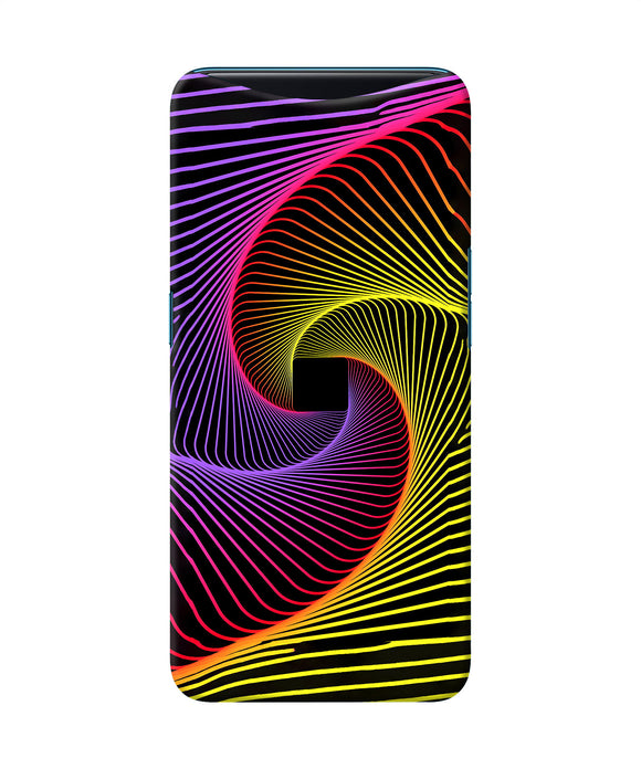 Colorful Strings Oppo Find X Back Cover