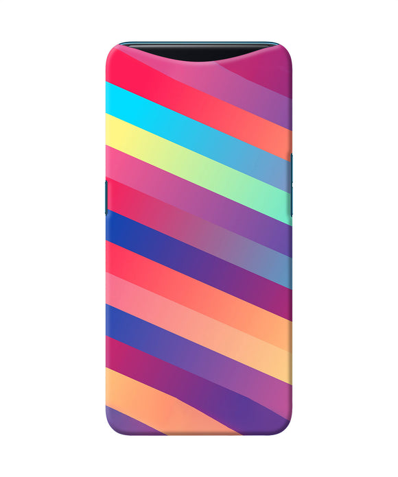 Stripes color Oppo Find X Back Cover