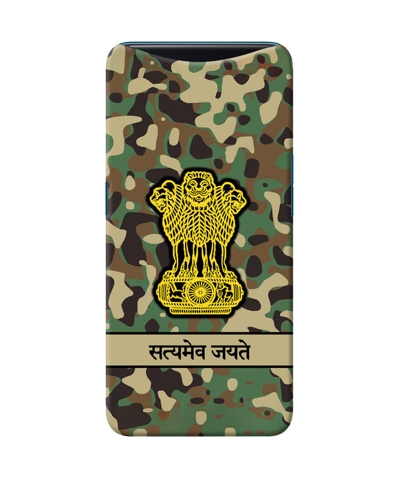 Satyamev Jayate Army Oppo Find X Back Cover