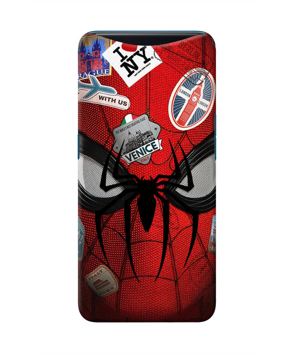 Spiderman Far from Home Oppo Find X Real 4D Back Cover