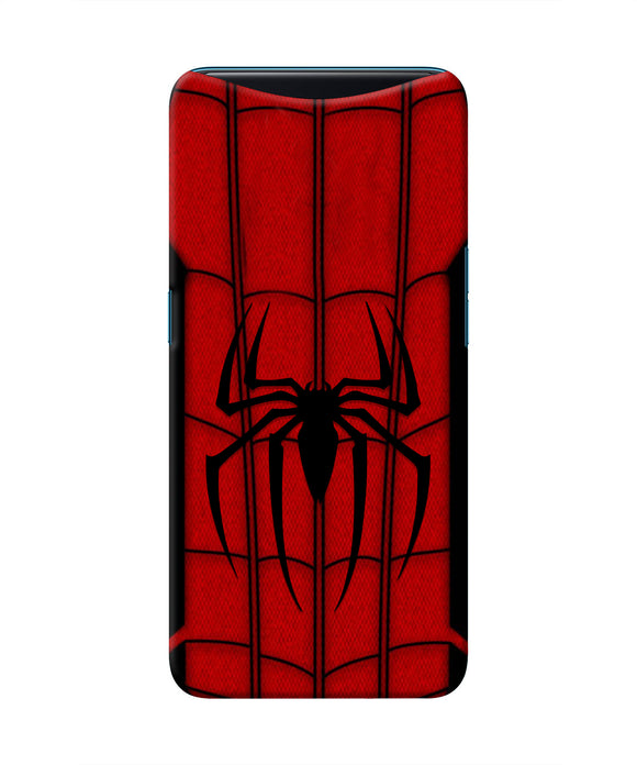 Spiderman Costume Oppo Find X Real 4D Back Cover
