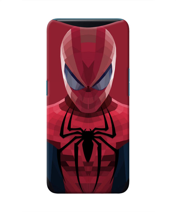 Spiderman Art Oppo Find X Real 4D Back Cover