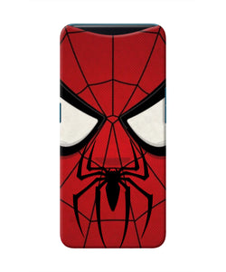 Spiderman Face Oppo Find X Real 4D Back Cover
