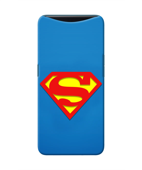 Superman Blue Oppo Find X Real 4D Back Cover