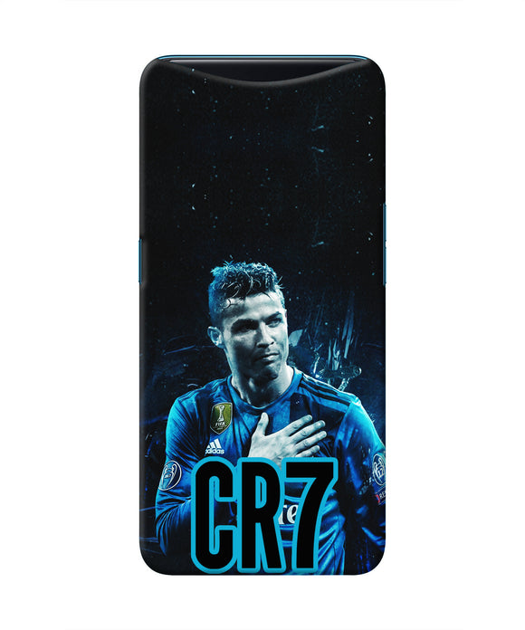 Christiano Ronaldo Blue Oppo Find X Real 4D Back Cover