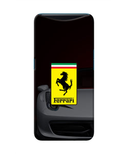 White Ferrari Oppo Find X Real 4D Back Cover