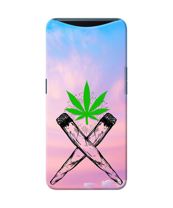 Weed Dreamy Oppo Find X Real 4D Back Cover