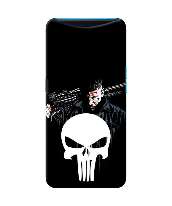 Punisher Character Oppo Find X Real 4D Back Cover
