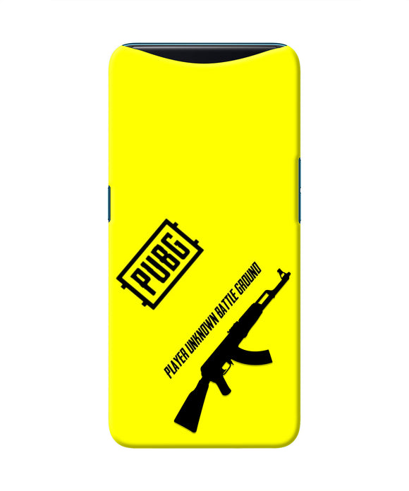 PUBG AKM Gun Oppo Find X Real 4D Back Cover