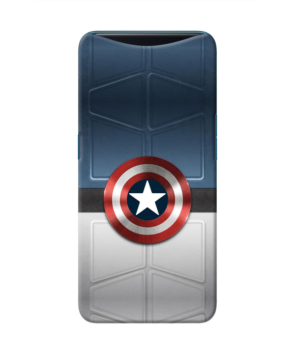 Captain America Suit Oppo Find X Real 4D Back Cover