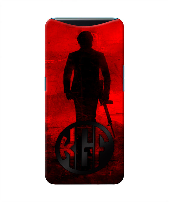 Rocky Bhai K G F Chapter 2 Logo Oppo Find X Real 4D Back Cover