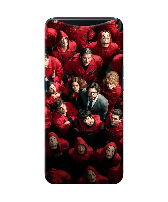 Money Heist Professor with Hostages Oppo Find X Back Cover
