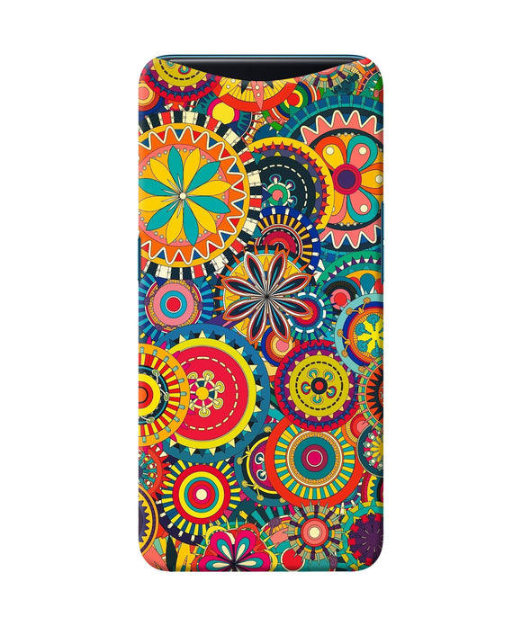 Colorful Circle Pattern Oppo Find X Back Cover
