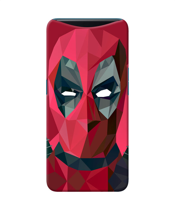 Abstract Deadpool Full Mask Oppo Find X Back Cover