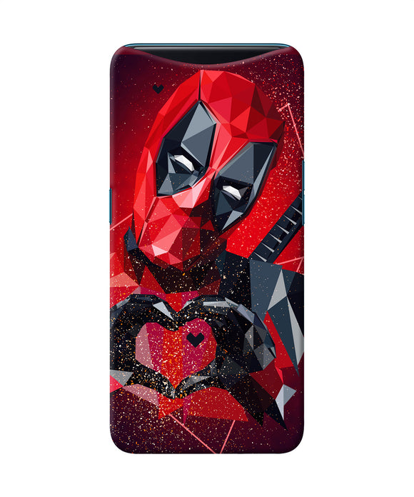 Deadpool Love Oppo Find X Back Cover