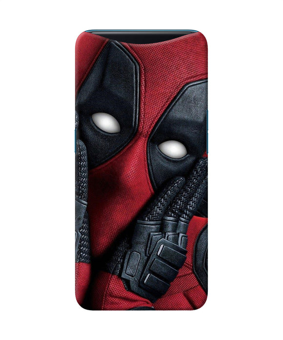 Thinking Deadpool Oppo Find X Back Cover