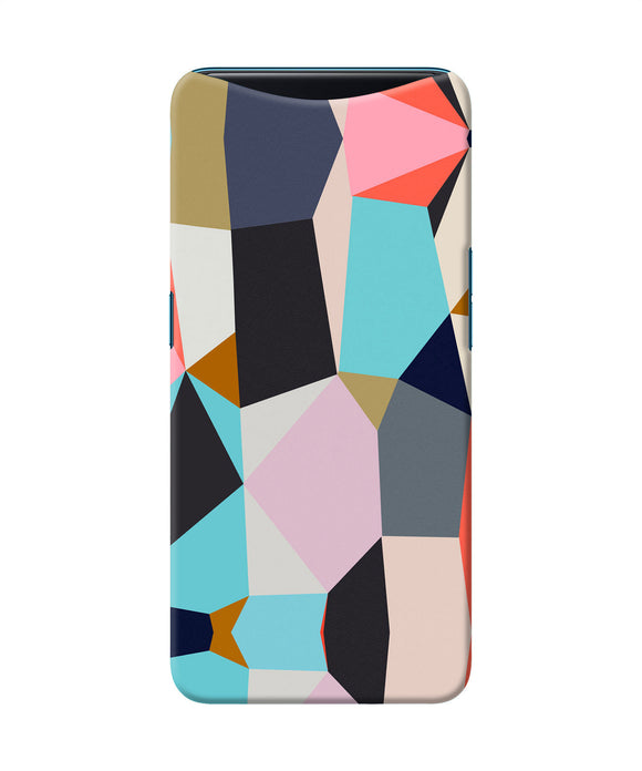 Abstract Colorful Shapes Oppo Find X Back Cover