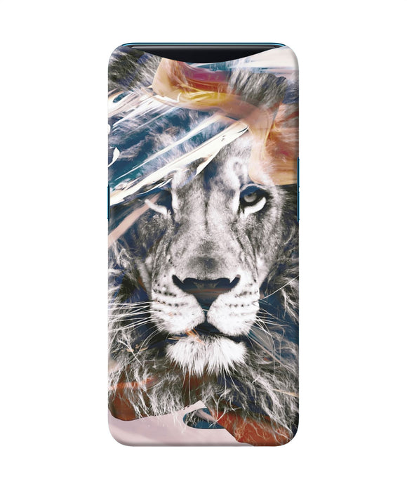 Lion Poster Oppo Find X Back Cover
