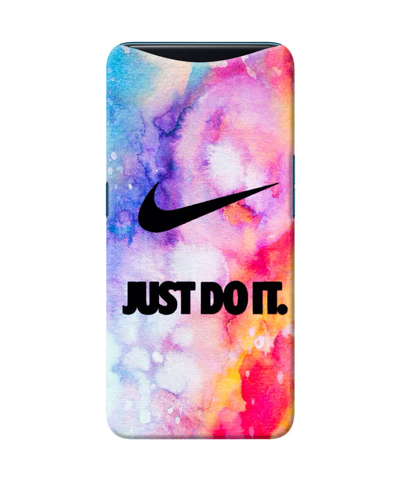 Just Do It Colors Oppo Find X Back Cover