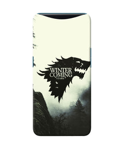 Winter Coming Stark Oppo Find X Back Cover