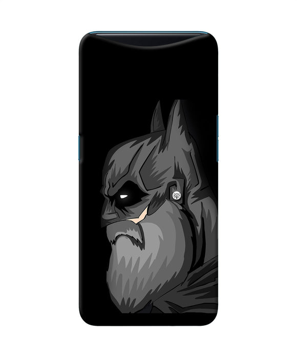 Batman With Beard Oppo Find X Back Cover