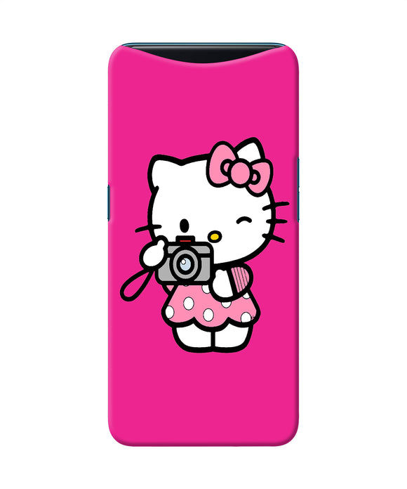 Hello Kitty Cam Pink Oppo Find X Back Cover