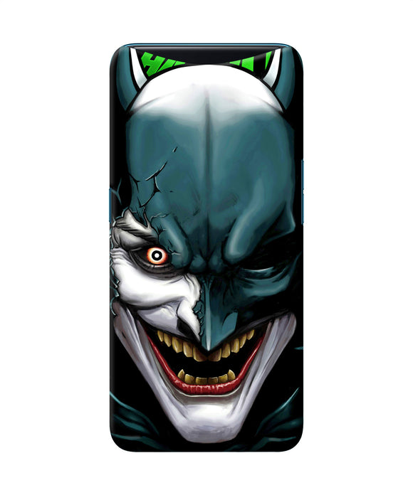 Batman Joker Smile Oppo Find X Back Cover