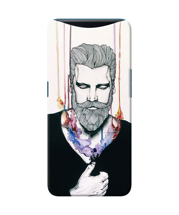 Beard Man Character Oppo Find X Back Cover