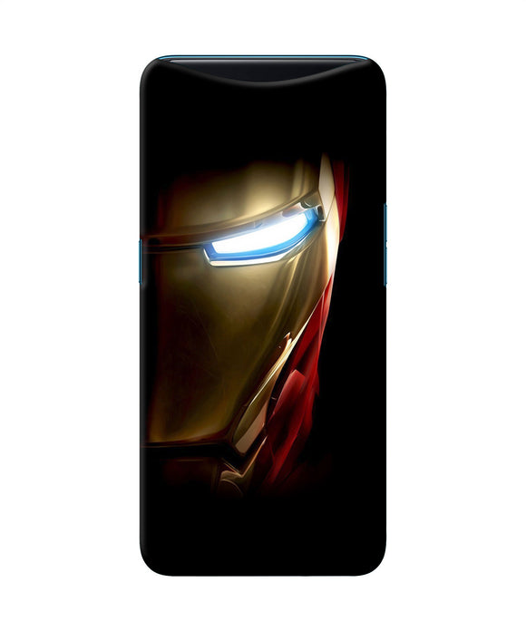 Ironman Half Face Oppo Find X Back Cover