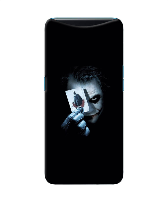 Joker Dark Knight Card Oppo Find X Back Cover