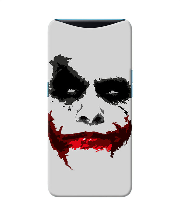 Joker Dark Knight Red Smile Oppo Find X Back Cover