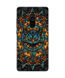 Angry Owl Art Mi Mix 2 Back Cover