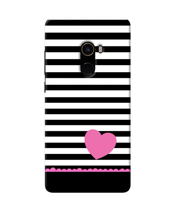 Abstract Heart Mi Mix 2 Back Cover