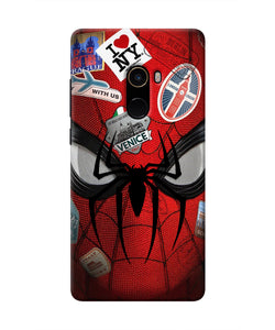 Spiderman Far from Home Mi Mix 2 Real 4D Back Cover