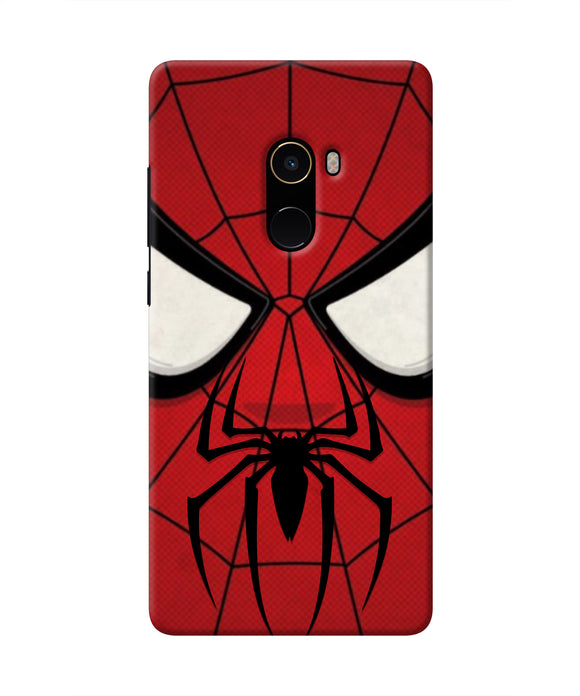 Spiderman Face Mi Mix 2 Real 4D Back Cover