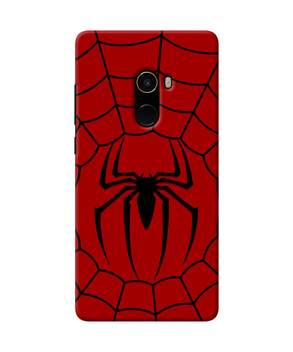 Spiderman Web Mi Mix 2 Real 4D Back Cover