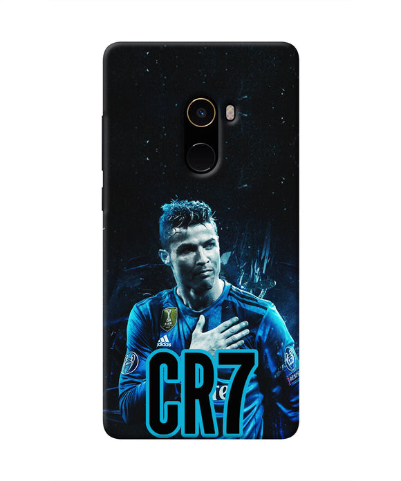Christiano Ronaldo Blue Mi Mix 2 Real 4D Back Cover