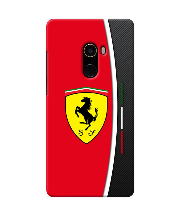 Ferrari Abstract Red Mi Mix 2 Real 4D Back Cover