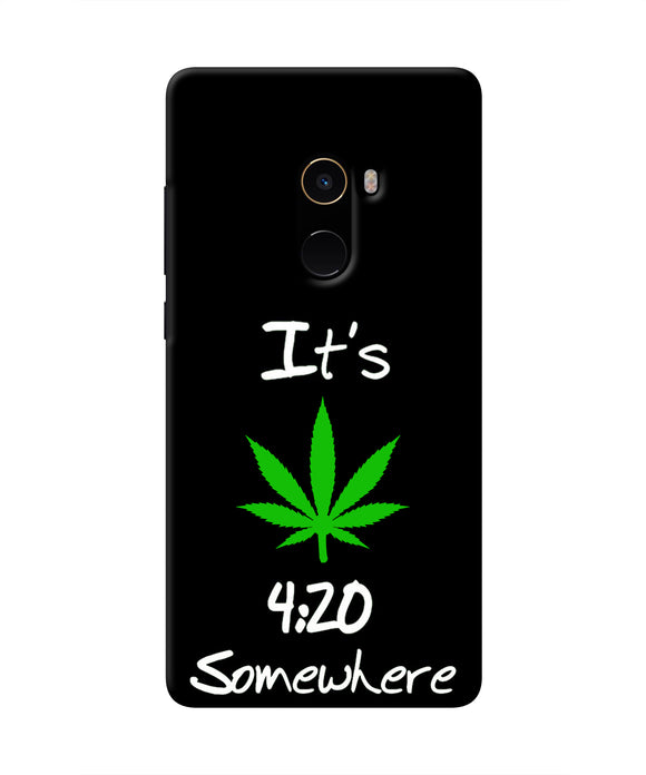 Weed Quote Mi Mix 2 Real 4D Back Cover